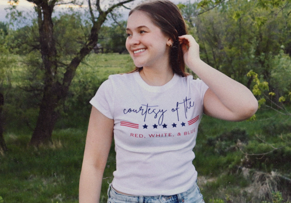 American Graphic Baby Tee