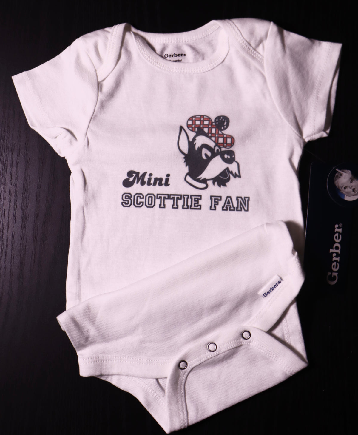 Mini Scottie Fan Onesie