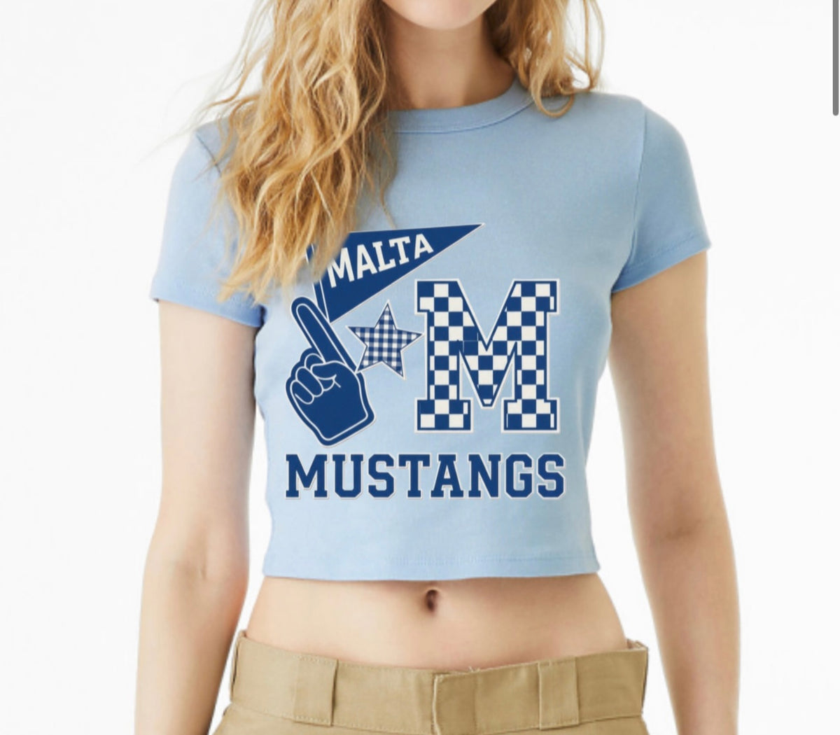 Malta Mustang Graphic Baby Tee