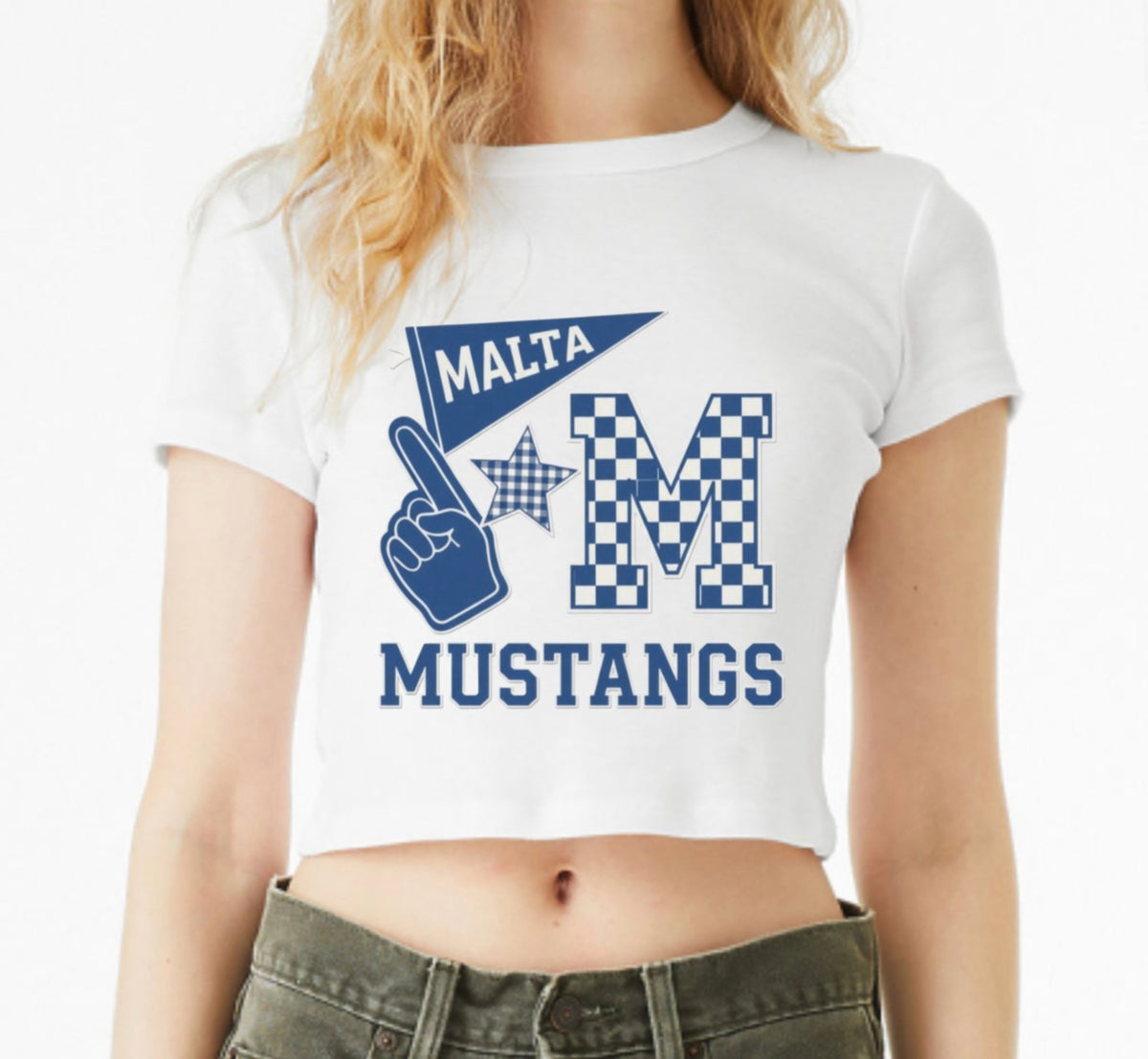 Malta Mustangs Graphic Baby Tee