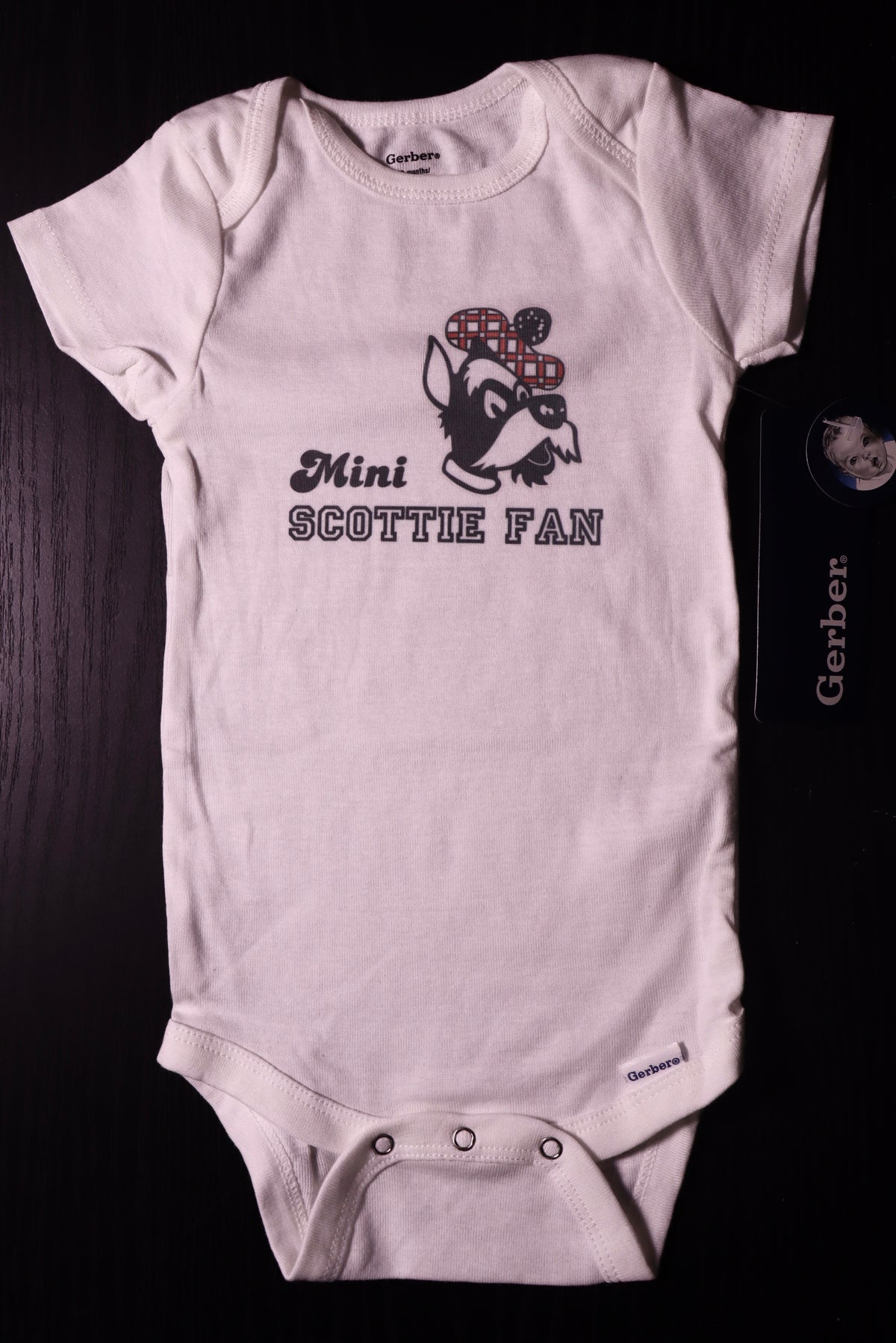 Mini Scottie Fan Onesie