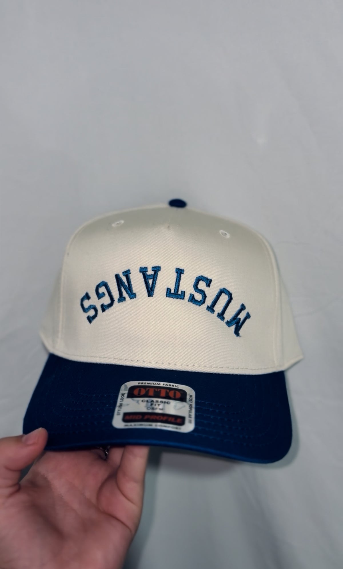 Embroidered Mustangs Trucker Hat