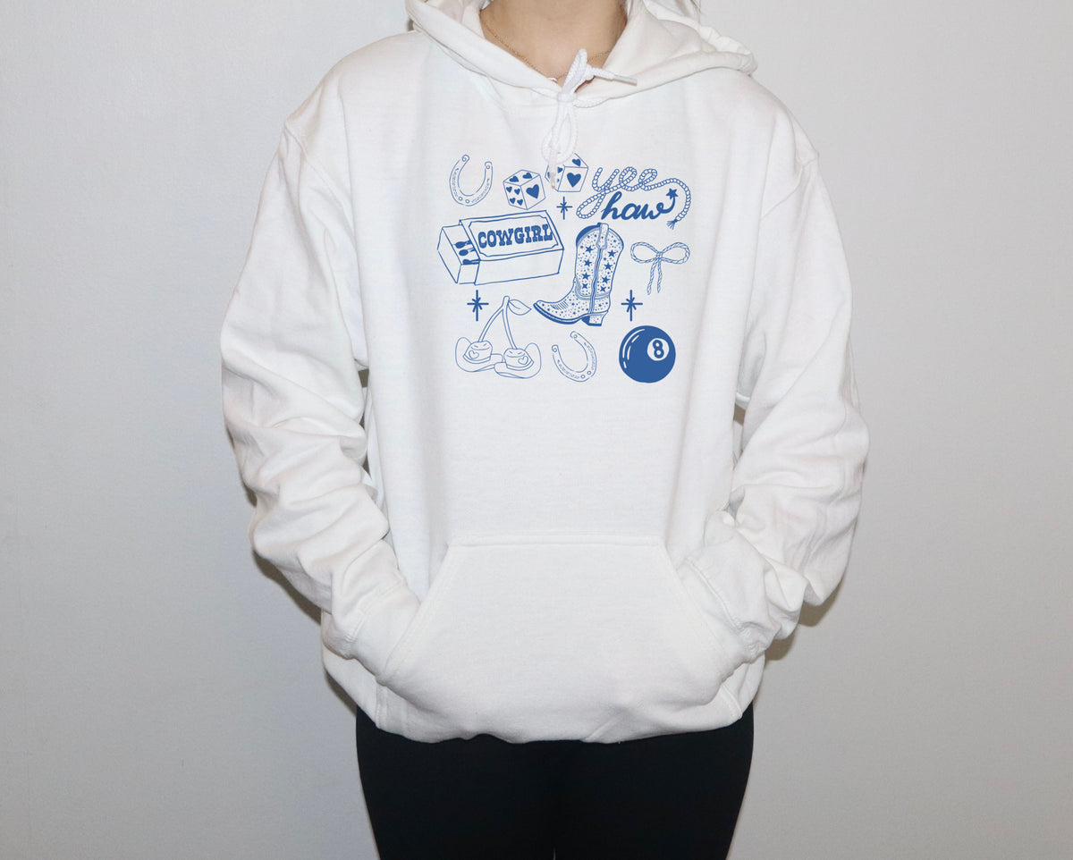 Cowboy Collage Hoodie